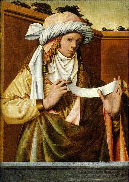 Ludger tom Ring the Younger Samian Sibyl oil painting picture